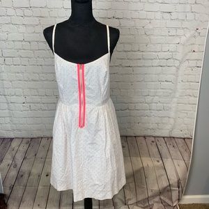 Lilly Pulitzer 8 Alexi Resort White Clip Dot Polka